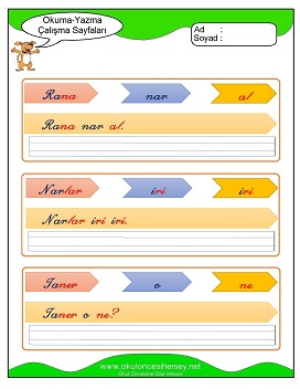 r sesi Grubu Çalışma Sayfaları